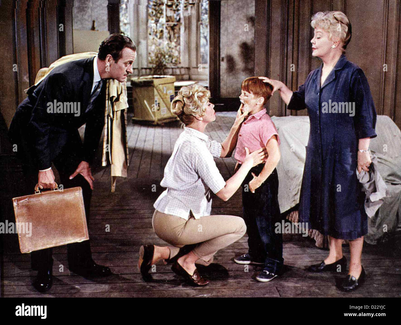 Meisterschaft Im Seitensprung si prega di non mangiare margherite David Niven, Doris Day, Stanley Livingston, Byington a molla Foto Stock