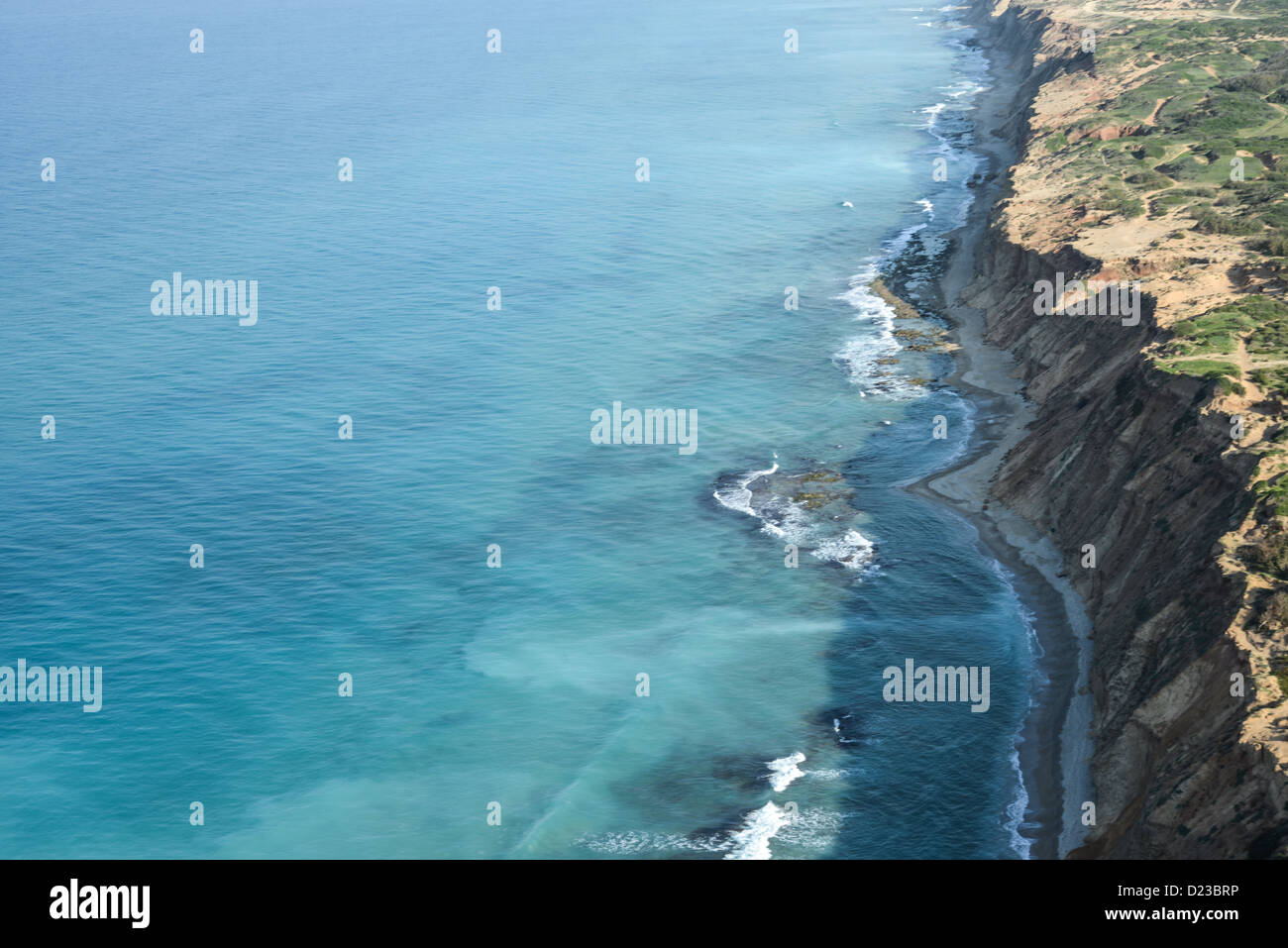 Israele pianure costiere a sud di Netanya fotografia aerea Foto Stock