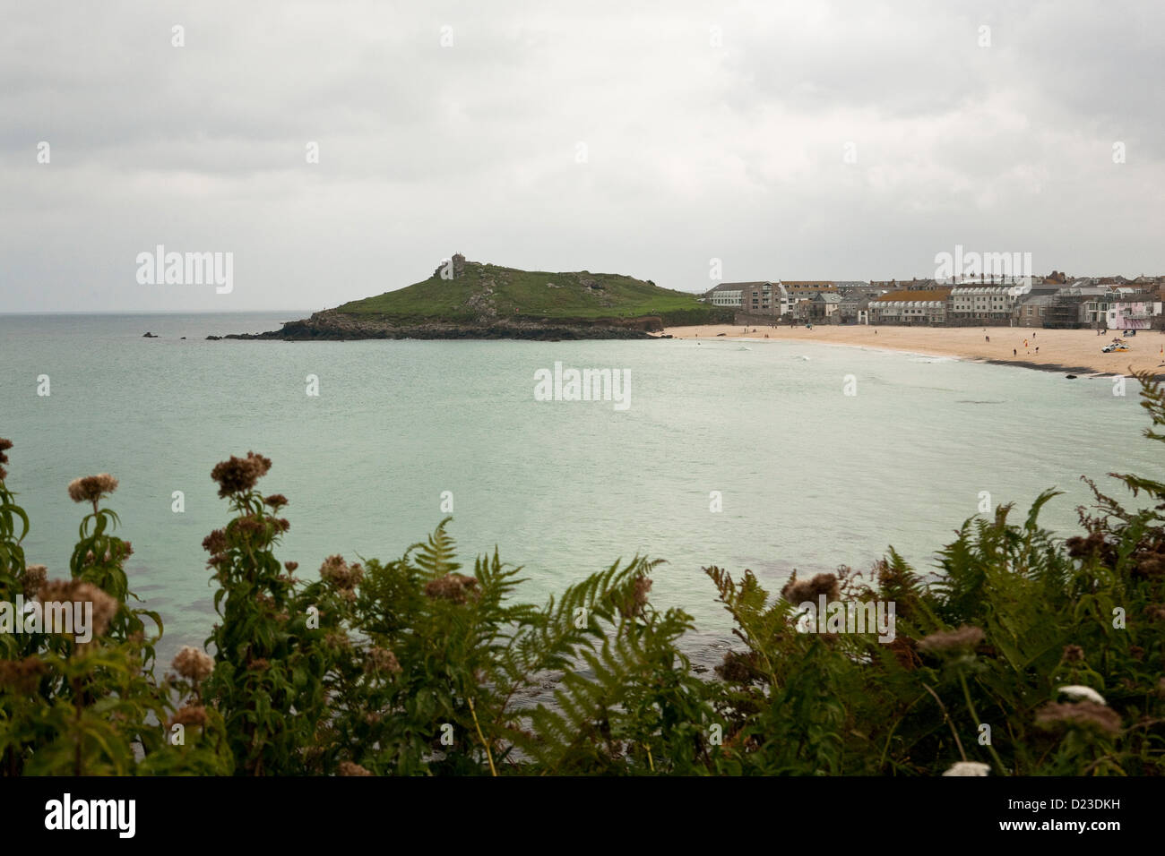 Vedute costiere a St Ives, Cornwall Foto Stock