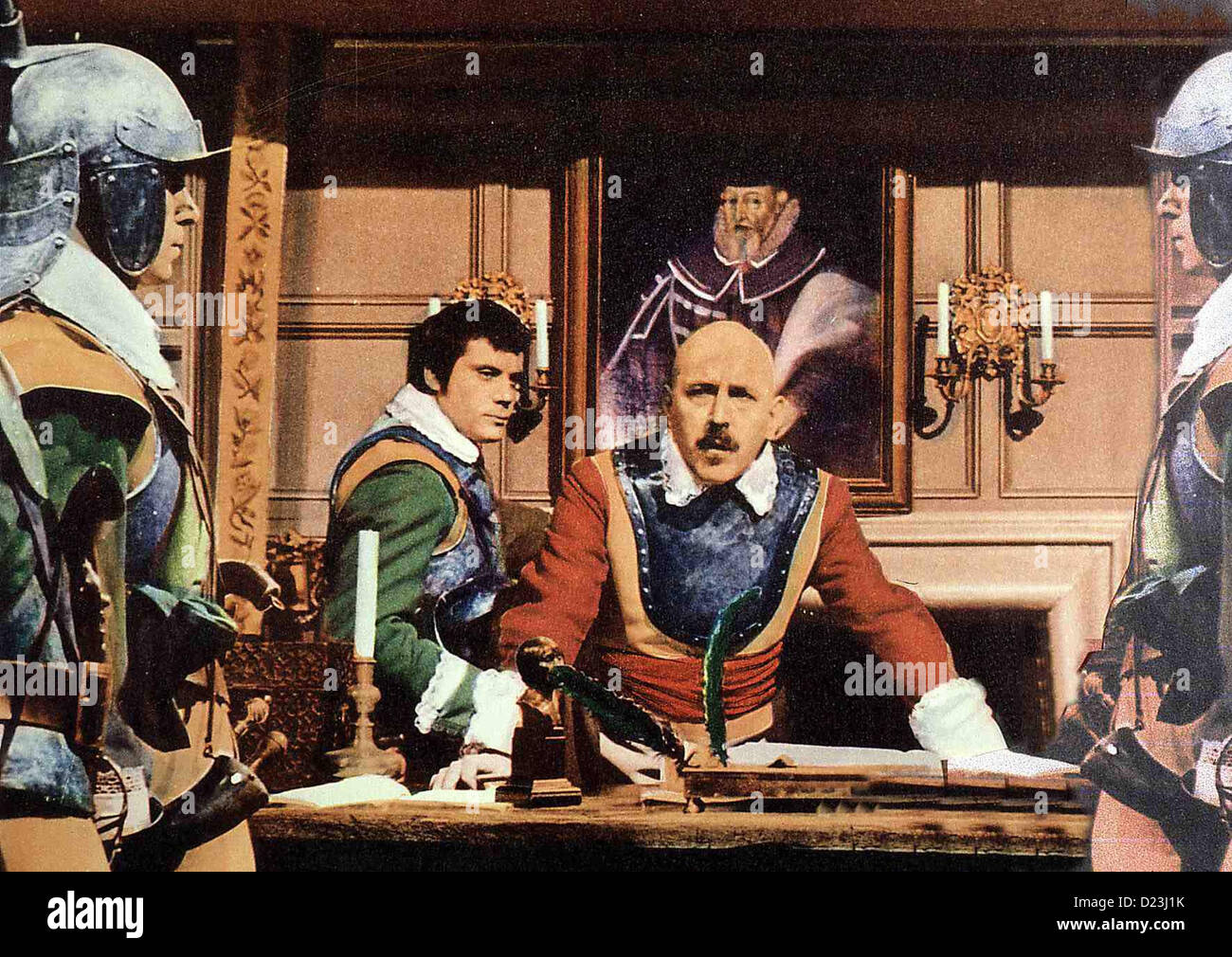 Die Scharlachrote Klinge lama scarlatta, ?, Oliver Reed, Lionel Jeffries, ? Inghilterra im 17. Jahrhundert. Die königstreuen Foto Stock