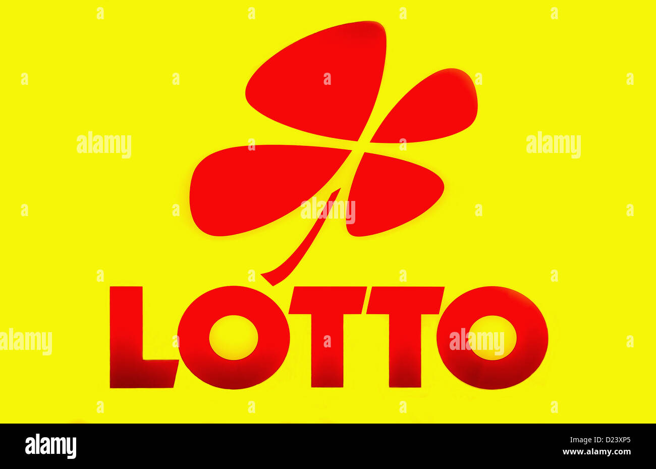 Berlino, Germania, logo Lotto Foto Stock