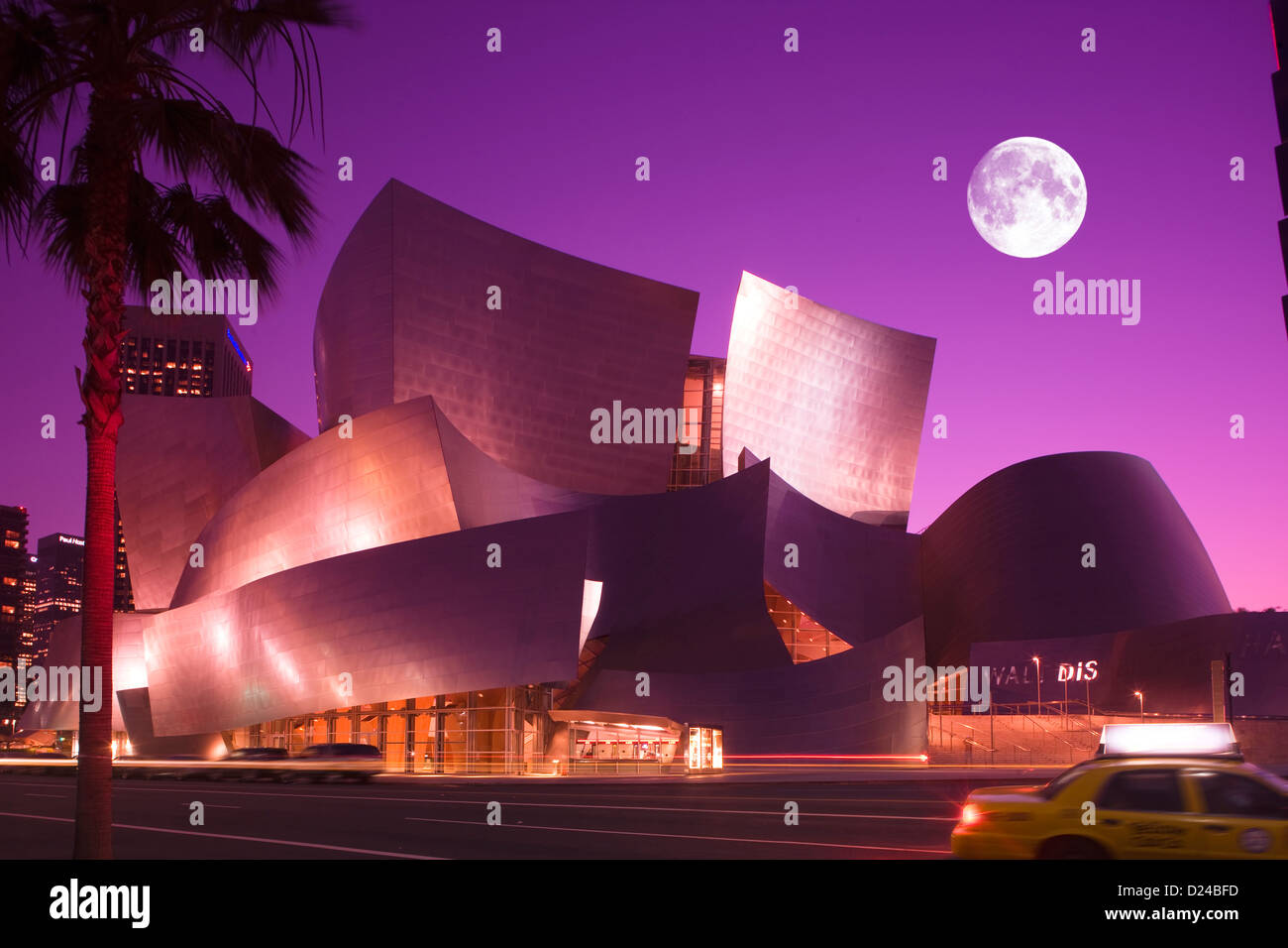 WALT DISNEY CONCERT HALL (©Frank Gehry 2003) il centro cittadino di Los Angeles California USA Foto Stock