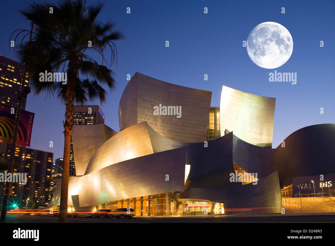 WALT DISNEY CONCERT HALL (©Frank Gehry 2003) il centro cittadino di Los Angeles California USA Foto Stock