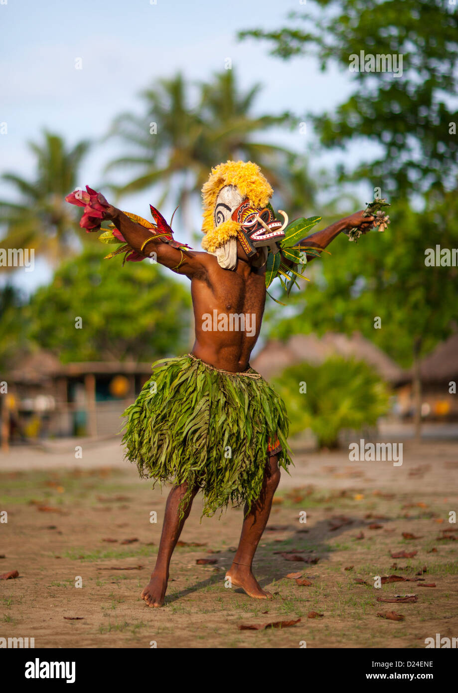 Malagan Tatuana maschere danza, Nuova Irlanda Isola, Papua Nuova Guinea Foto Stock