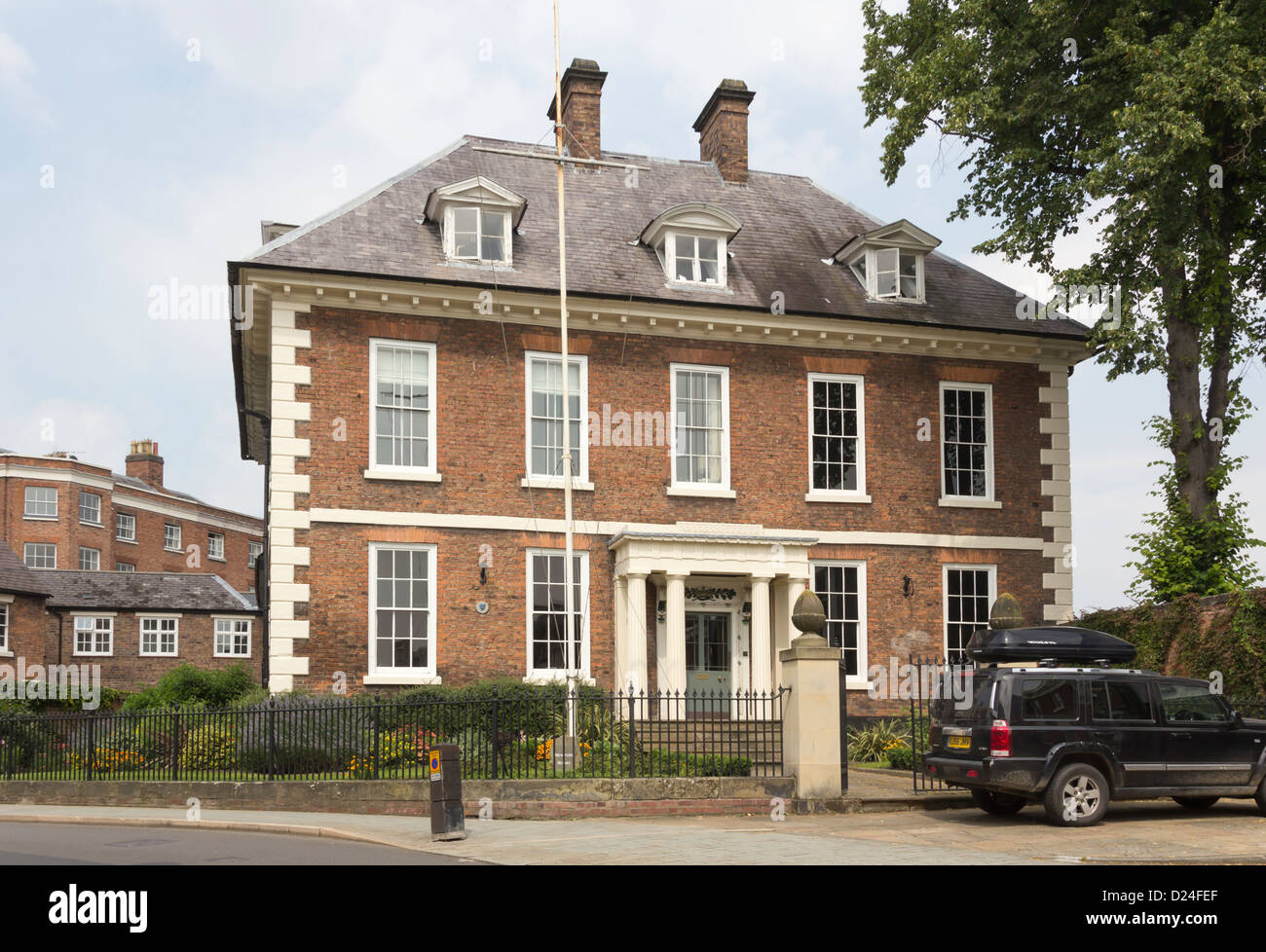 Xvii secolo Il Grade ii Listed Newport House Dogpole Shrewsbury, una volta che la casa di Lord Newport e più tardi il conte di Bradford. Foto Stock