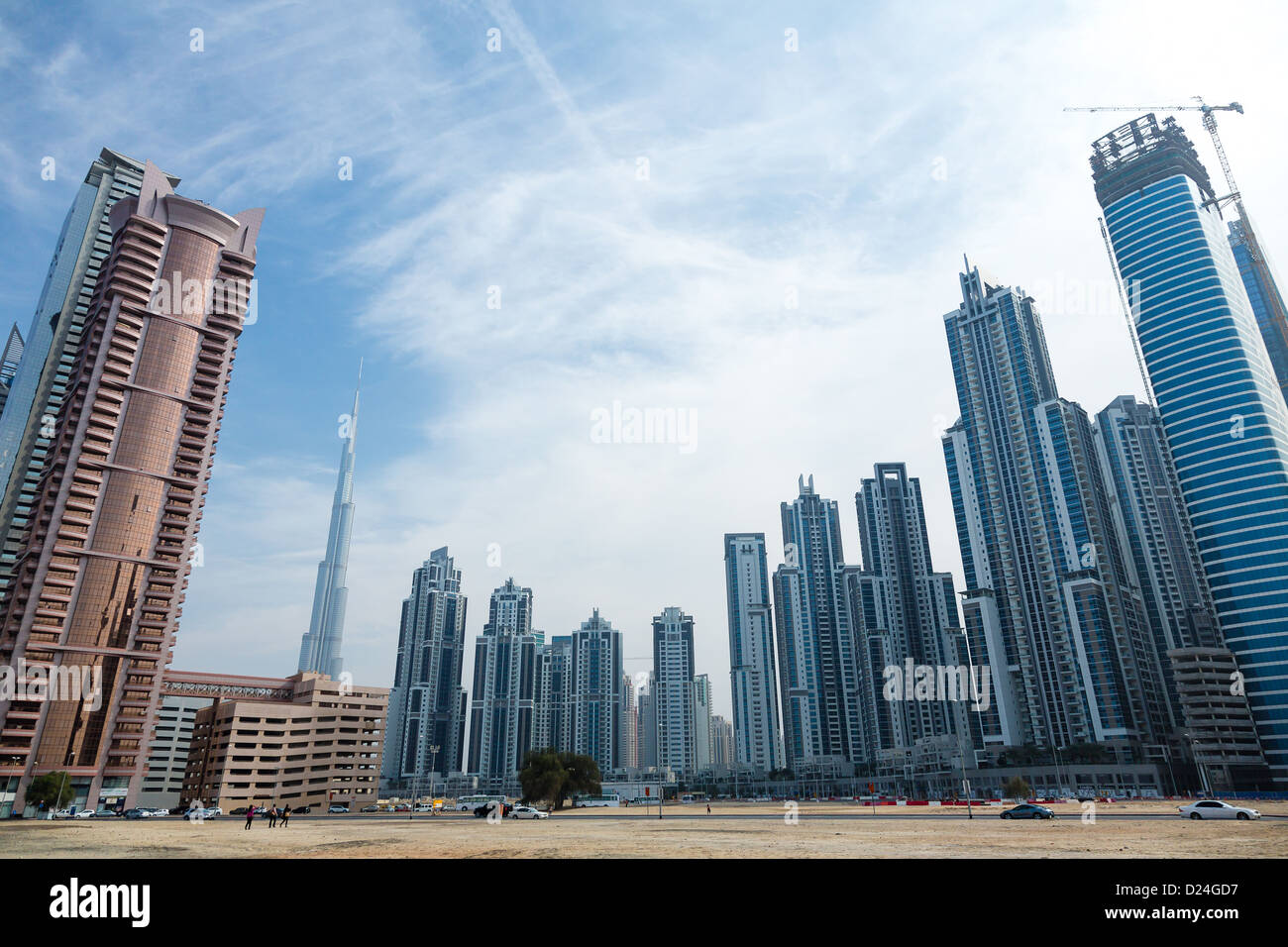 Burj Khalifa Foto Stock