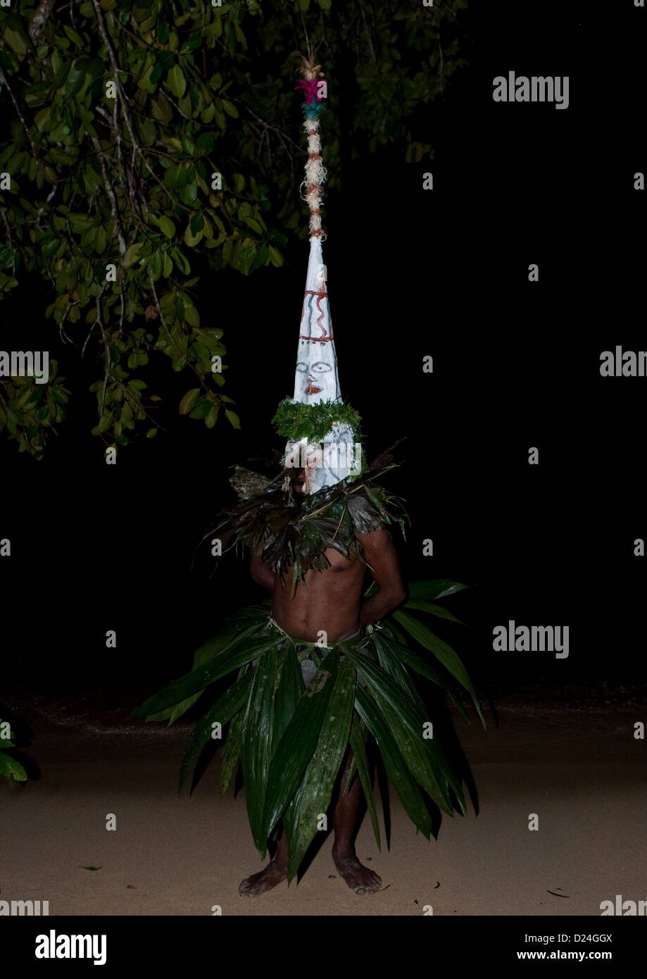 Malagan Tatuana maschere danza, Nuova Irlanda Isola, Papua Nuova Guinea Foto Stock