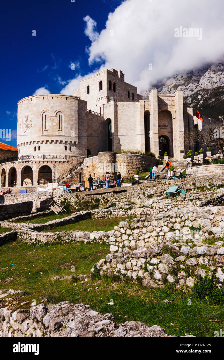 Museo di Skanderbeg. Kruja, Albania Foto Stock