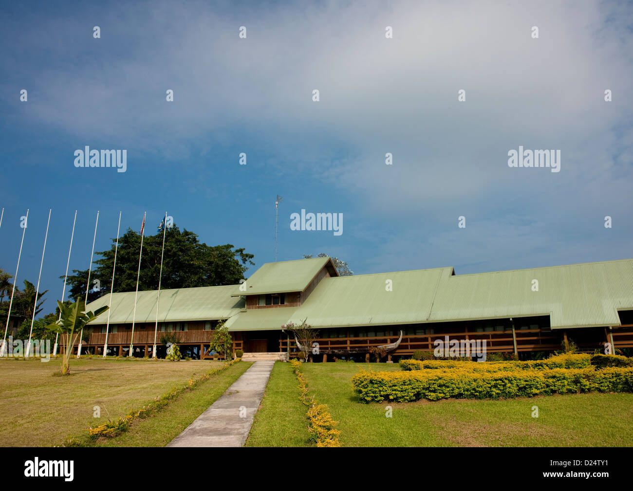 Governo della casa, Bougainville, Papua Nuova Guinea Foto Stock