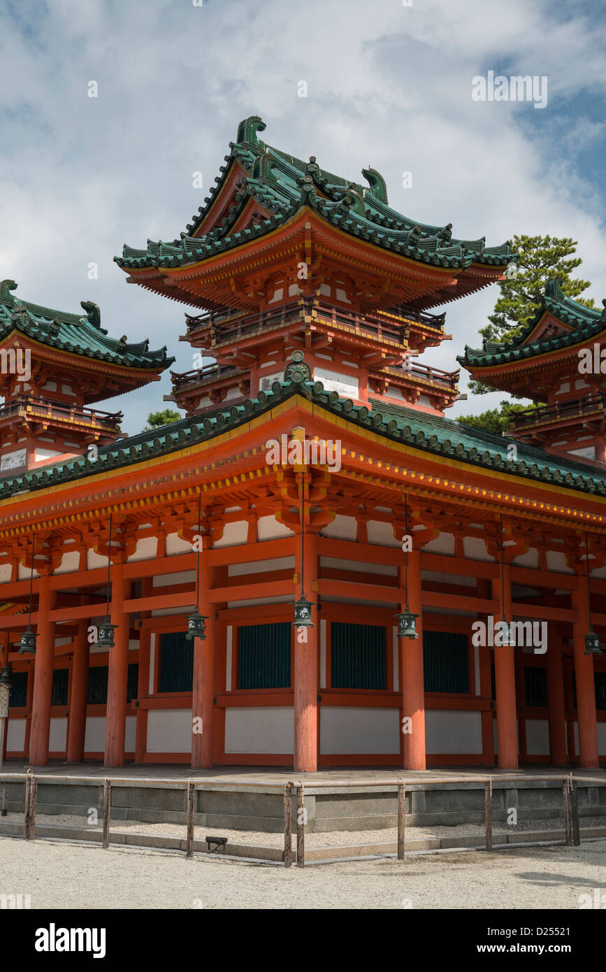 Soryuro o castello nel Santuario Heian, Kyoto in Giappone Foto Stock