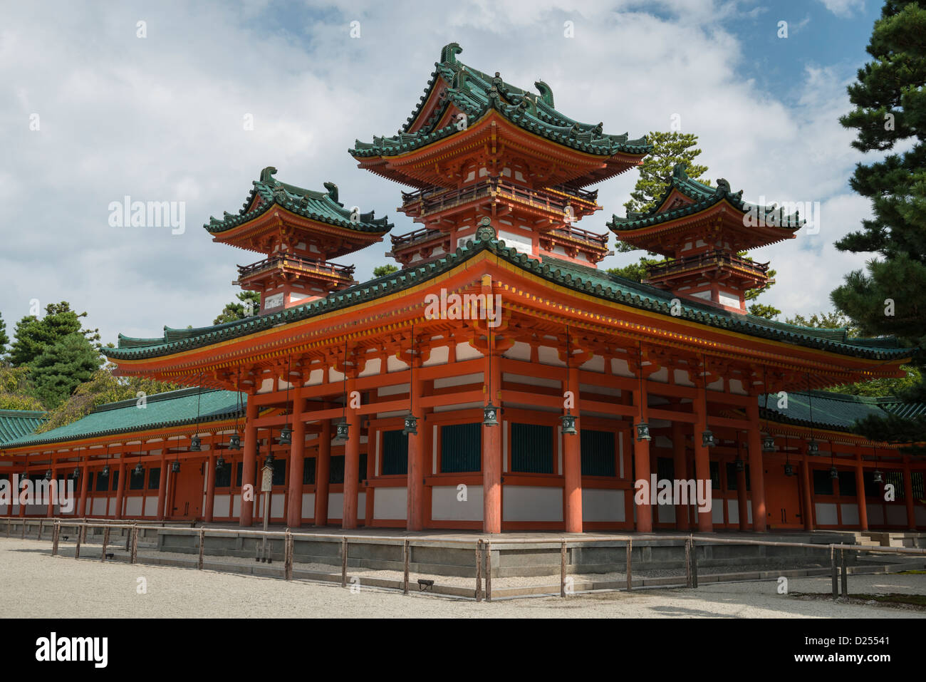 Soryuro o castello nel Santuario Heian, Kyoto in Giappone Foto Stock