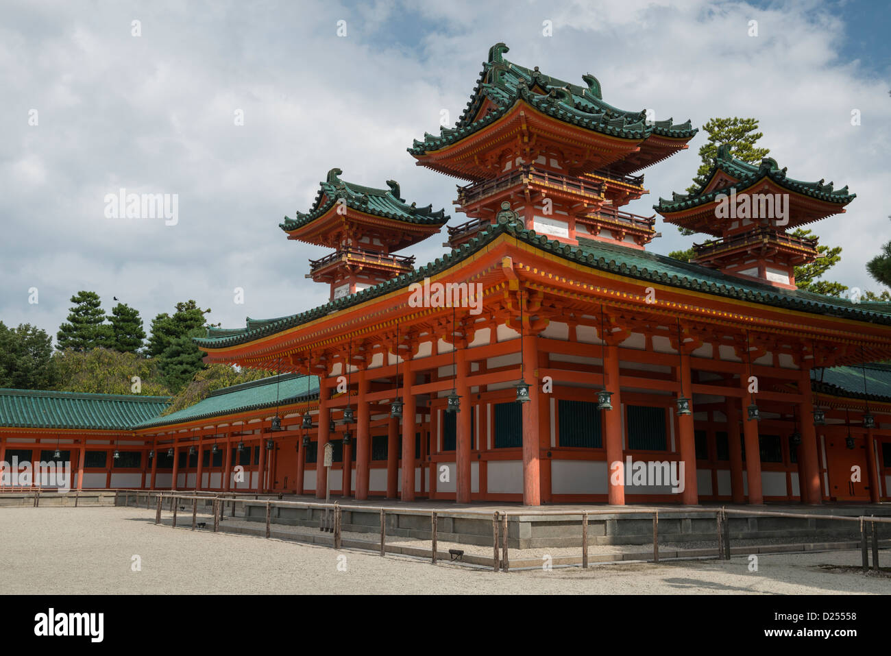 Soryuro o castello nel Santuario Heian, Kyoto in Giappone Foto Stock