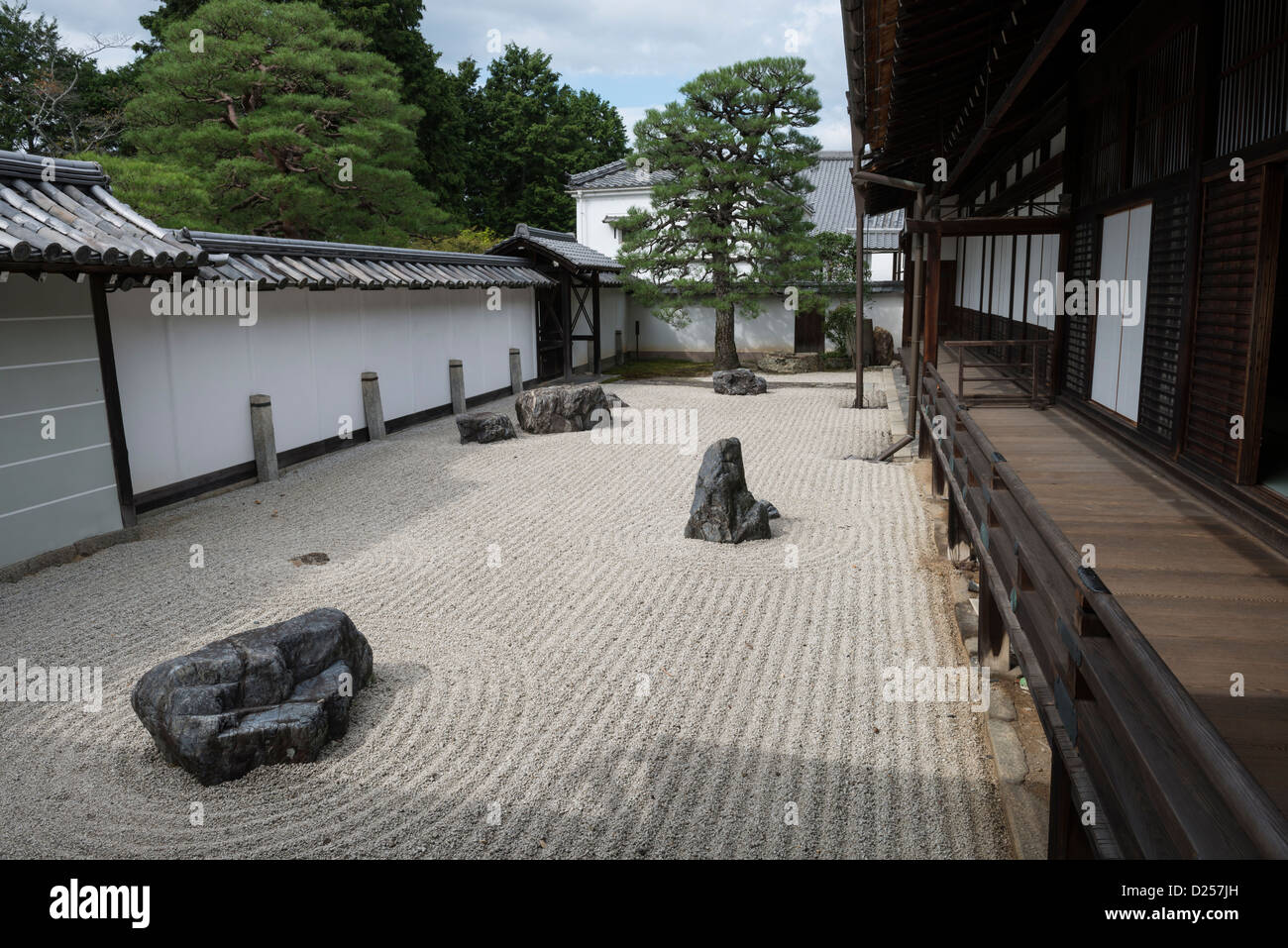 Hojo giardini nel tempio di Nanzenji complessa, Kyoto in Giappone Foto Stock