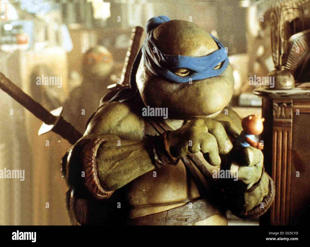 Le tartarughe marine Teenage Mutant Ninja tartarughe Turtle.Caption locale *** 1989 -- Foto Stock
