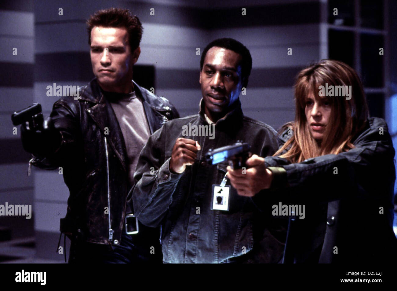 Terminator Ii - Tag der Abrechnung Terminator 2: il giorno del giudizio Arnold Schwarzenegger, Joe Morton, Linda Hamilton Sarah (Linda Foto Stock