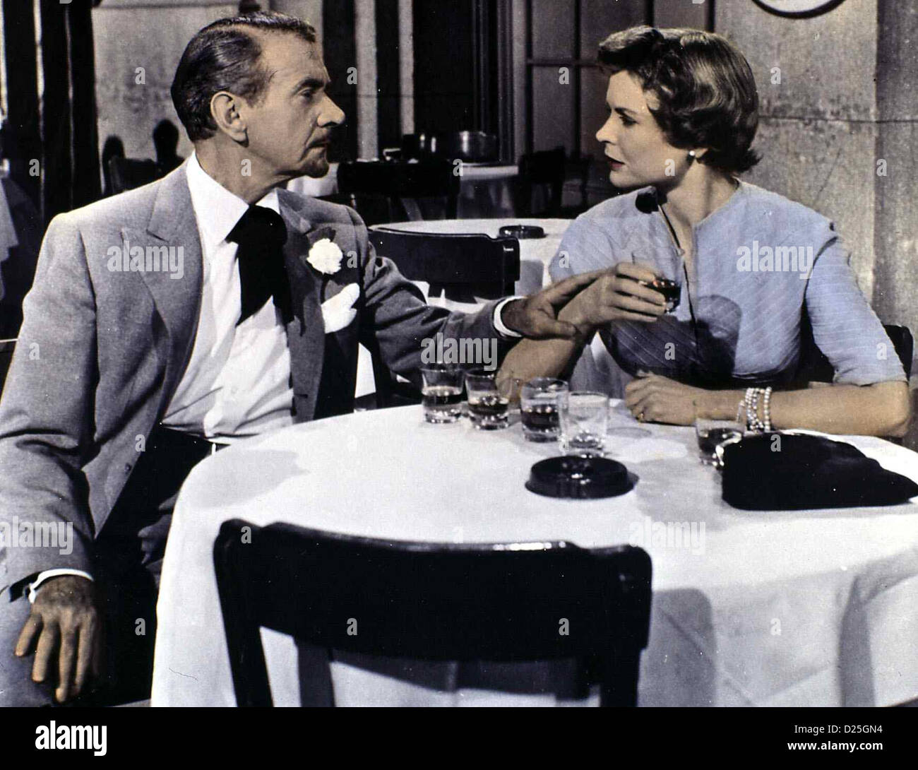 Drei Münzen Im Brunnen tre monete nella Fontana Clifton Webb, Dorothy McGuire Drei Amerikanerinnen, die sich eine Wohnung Foto Stock