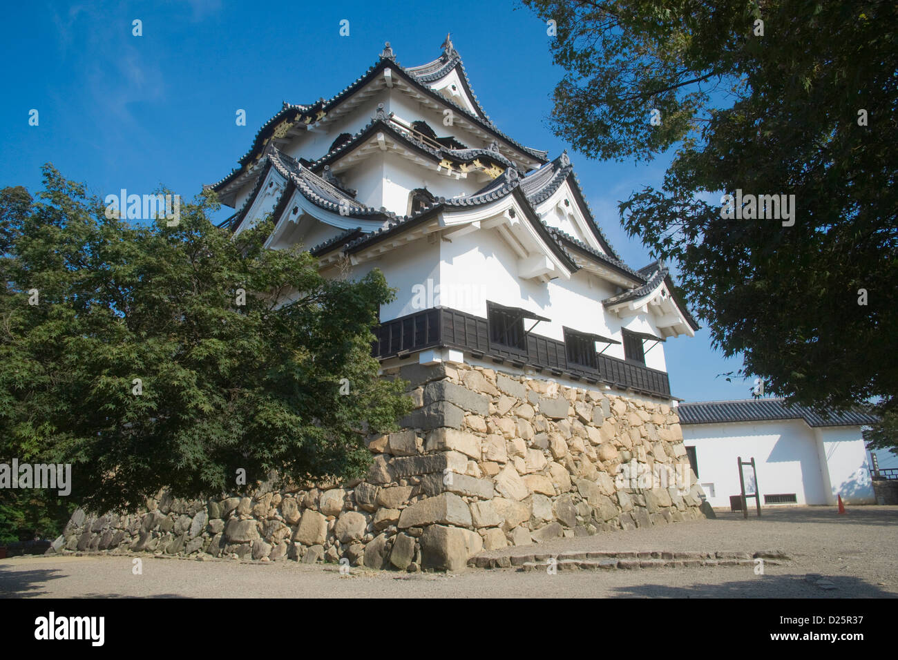 Il castello di Hikone, nella prefettura di Shiga Foto Stock