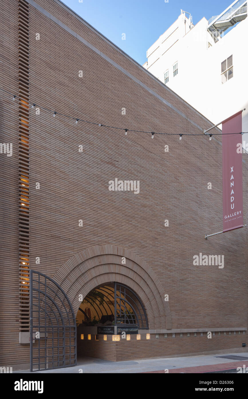 V.C. Morris regali. Il solo Frank Lloyd Wright edificio progettato o spazio in San Francisco. Maiden Lane. Foto Stock