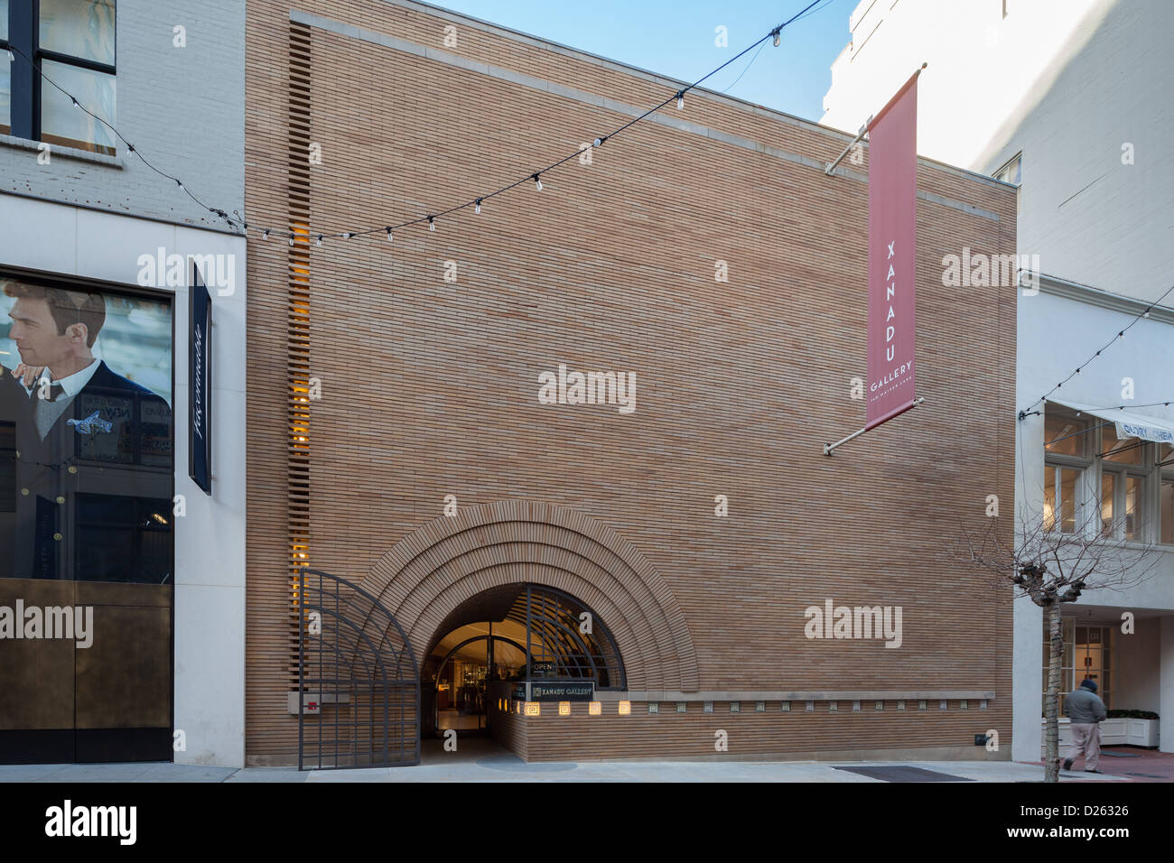 V.C. Morris regali. Il solo Frank Lloyd Wright edificio progettato o spazio in San Francisco. Maiden Lane. Foto Stock