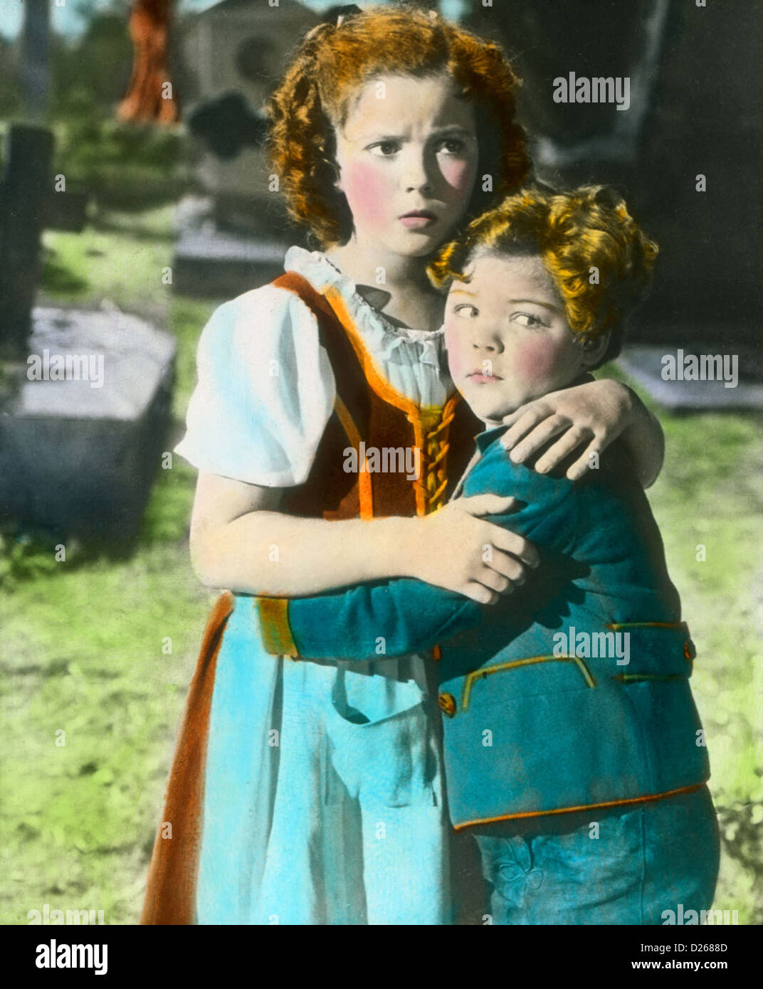 Il BLUE BIRD 1940 XX Century Fox Film con Shirley Temple a sinistra e Johnny Russell Foto Stock