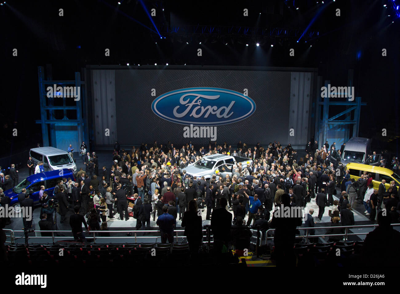 Detroit, Michigan - La Ford presenta il suo concetto di Atlas carrello al North American International Auto Show. L'Atlas dovrebbe essere la base per una futura versione di F-150 Pickup. Foto Stock