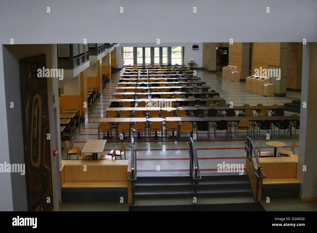 Grande vacante in sala da pranzo Foto Stock