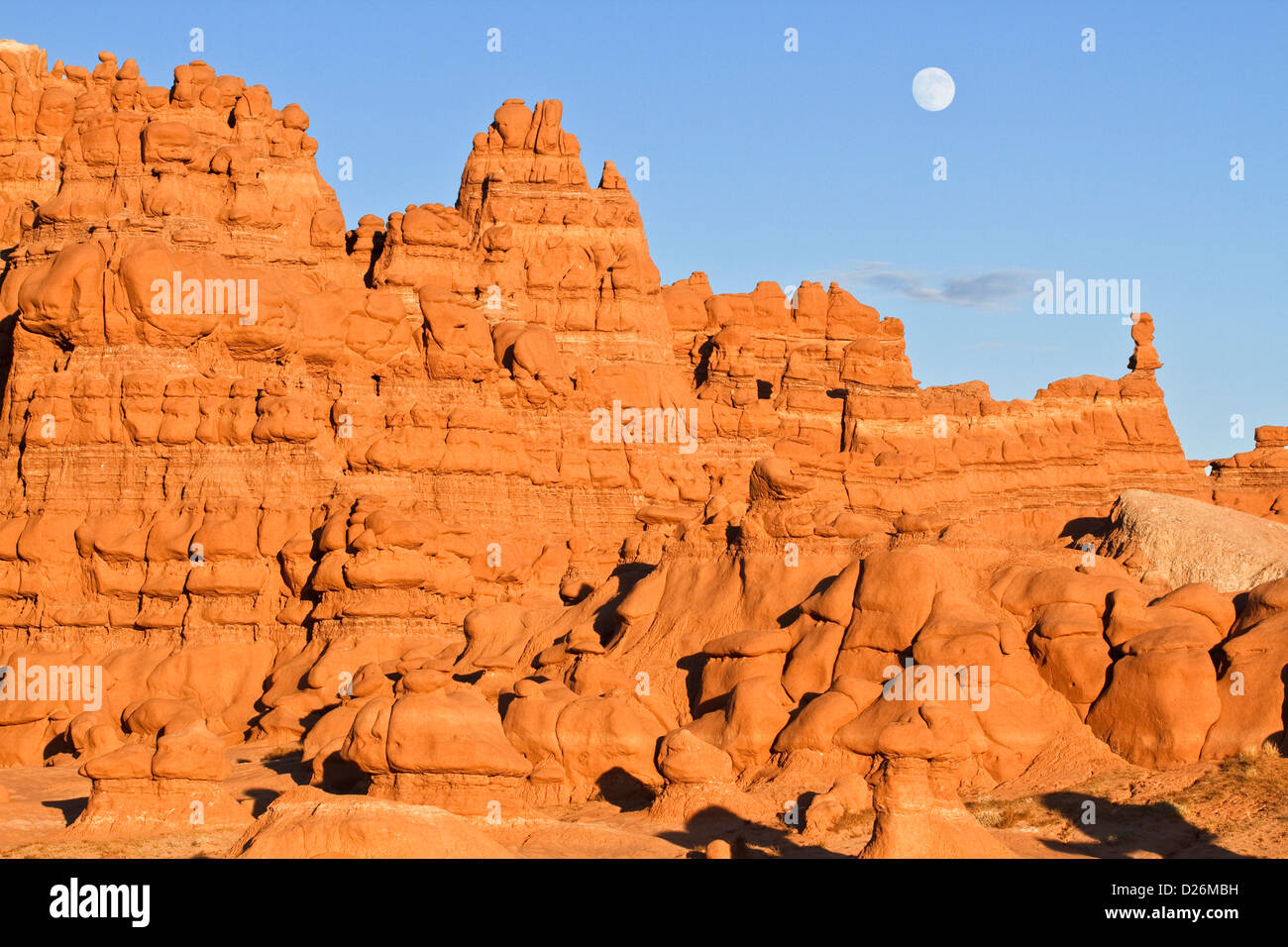 Il parco statale Goblin Valley Utah Foto Stock