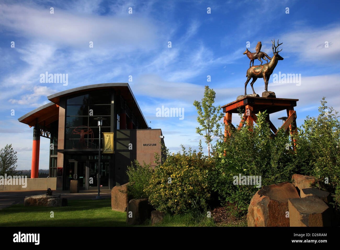 Museo delle Arti e della cultura Spokane Foto Stock