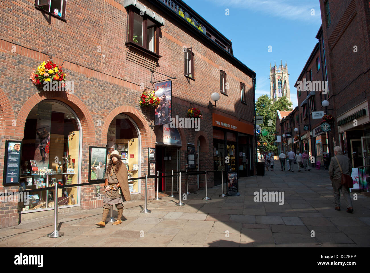 York Coppergate e il Jorvik Viking Centre. Foto Stock