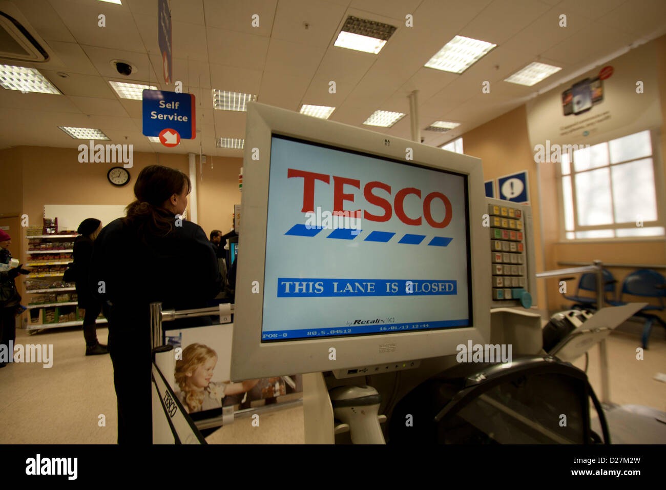 16 gennaio 2013. Londra REGNO UNITO. Tesco ritira ogni giorno hamburger di manzo dopo che è stato scoperto il contenuto hamburger di carne di cavallo Foto Stock