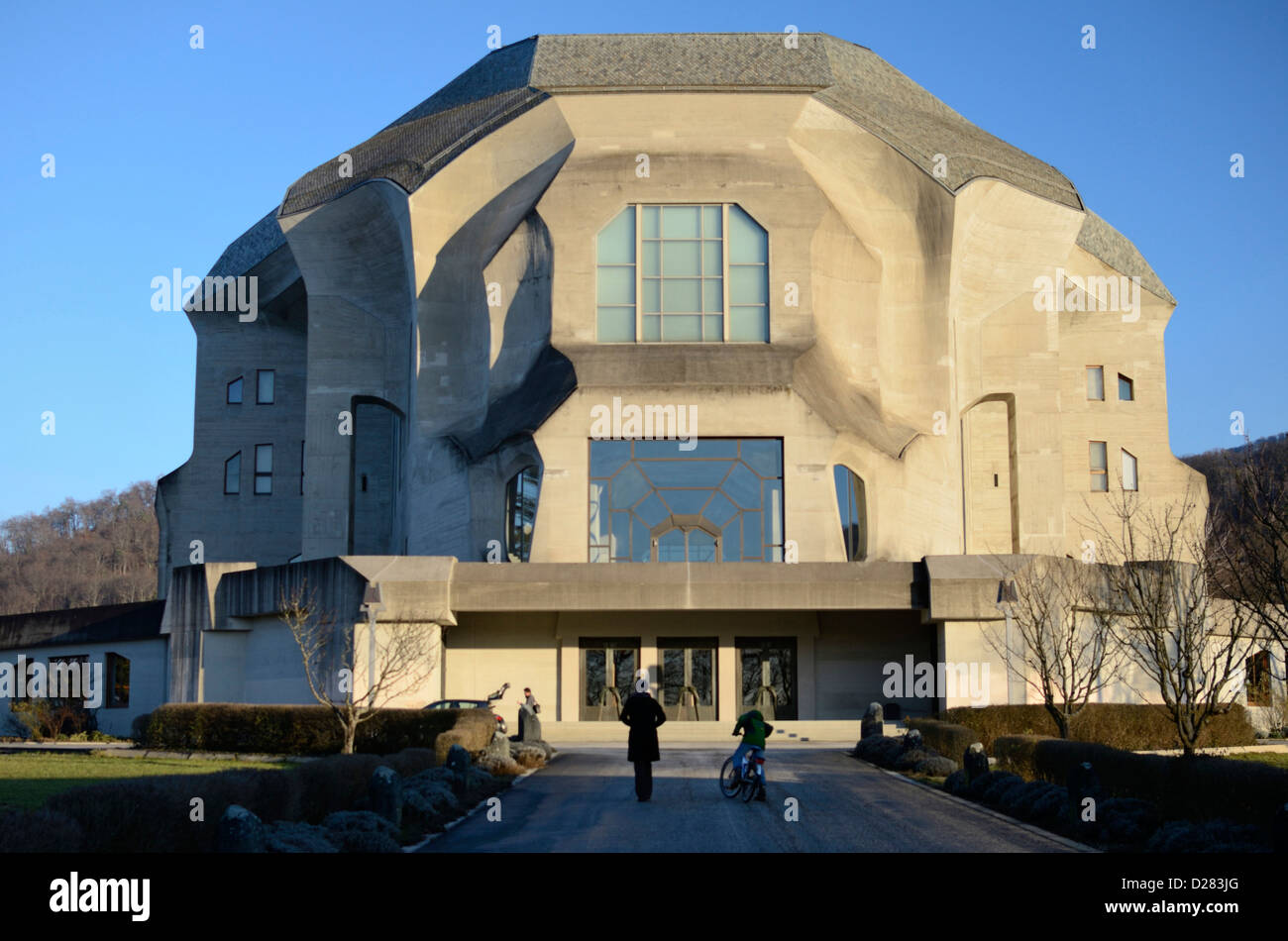Il Goetheanum, Dornach, Svizzera. L'edificio è la sede del movimento antroposofica. Foto Stock