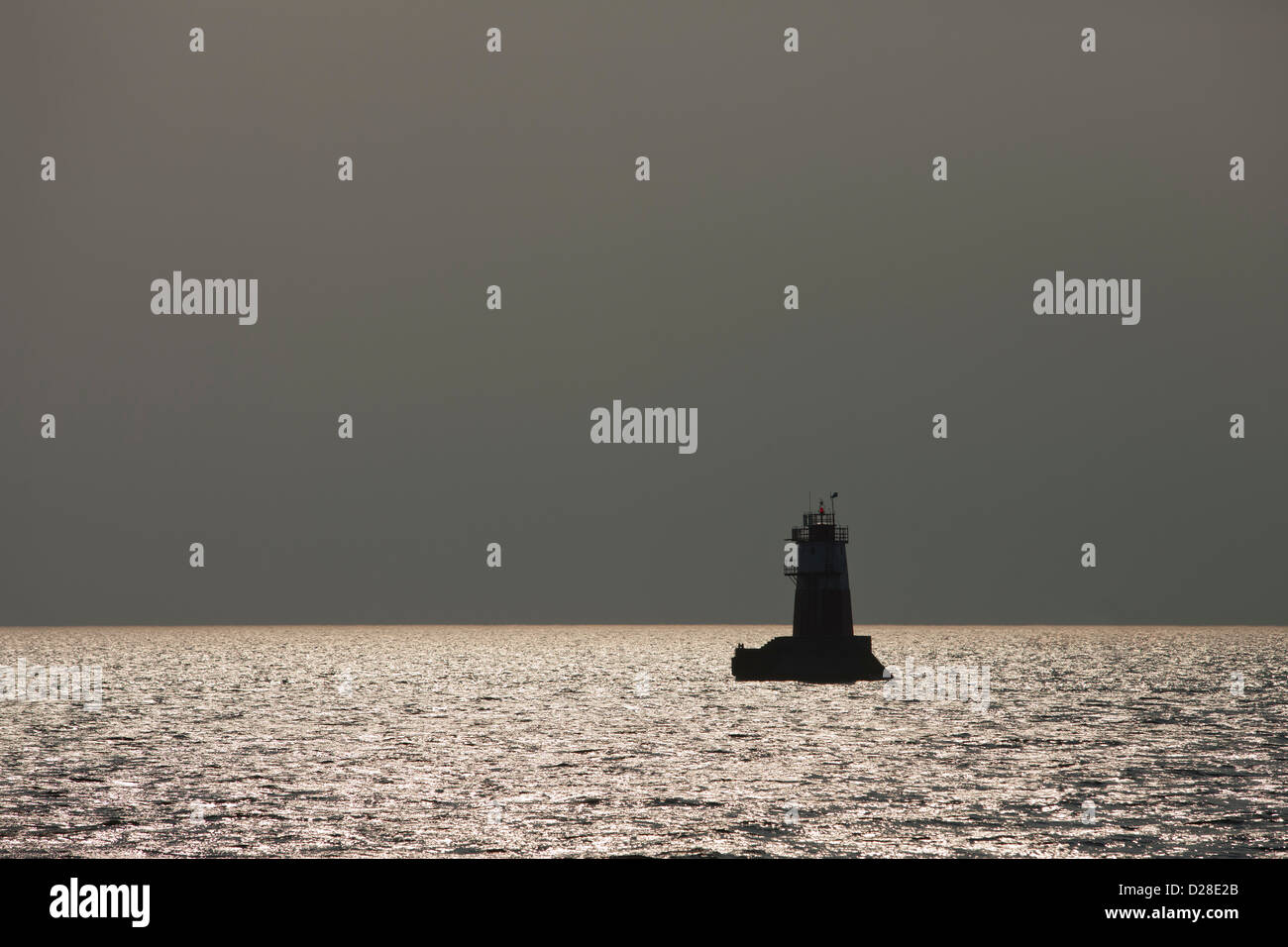 Marchio di mare in mare. Foto Stock