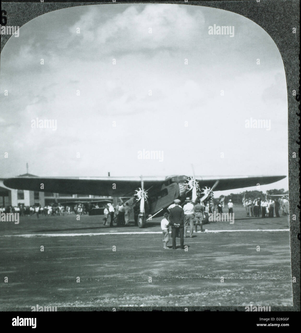 Primo viaggio Air-Rail, New York a Los Angeles, Stati Uniti d'America, 7 Luglio 1929 Foto Stock