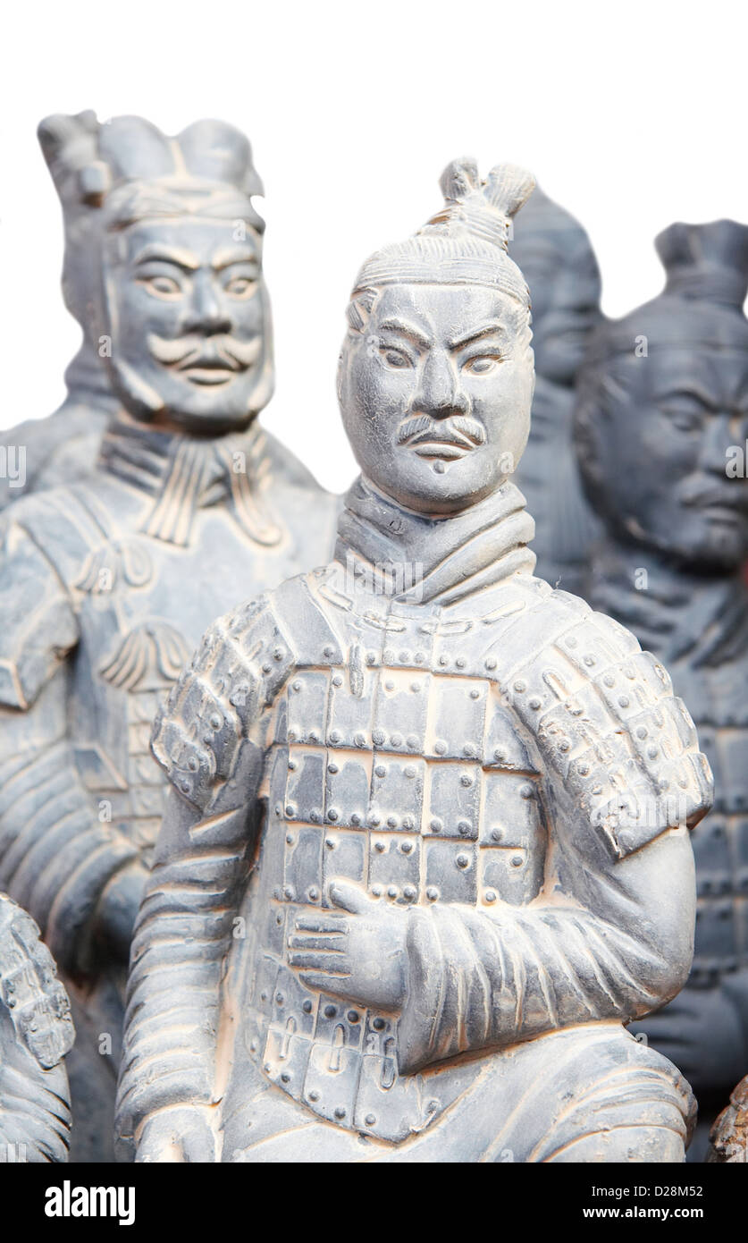 Esercito di Terracotta Warriors,uno dei più famosi siti storici in Cina Foto Stock