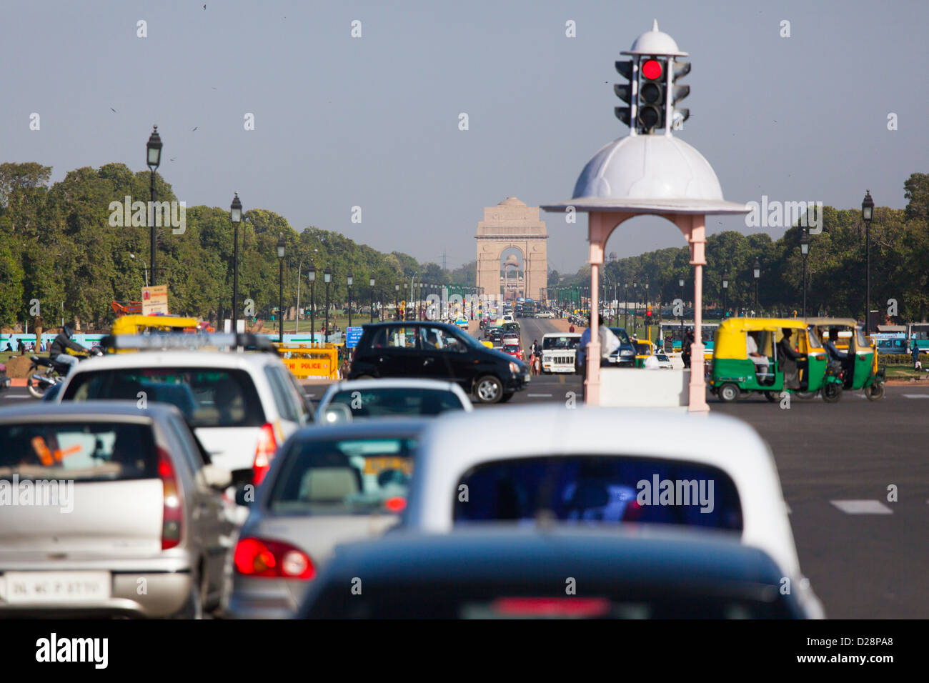 India Gate New Delhi, India Foto Stock