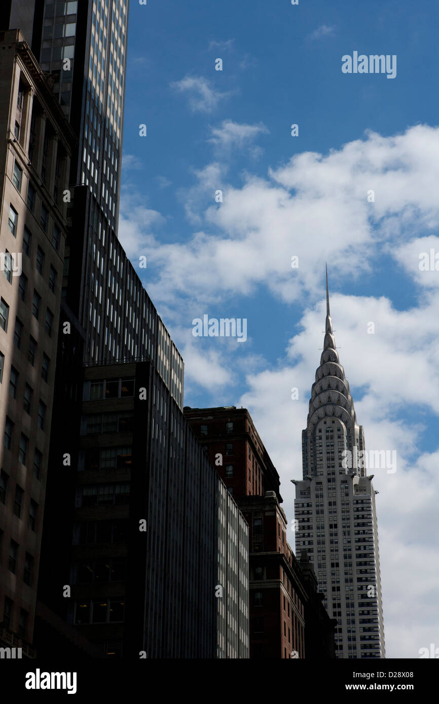 Grattacieli di Manhattan, Chrysler building Foto Stock