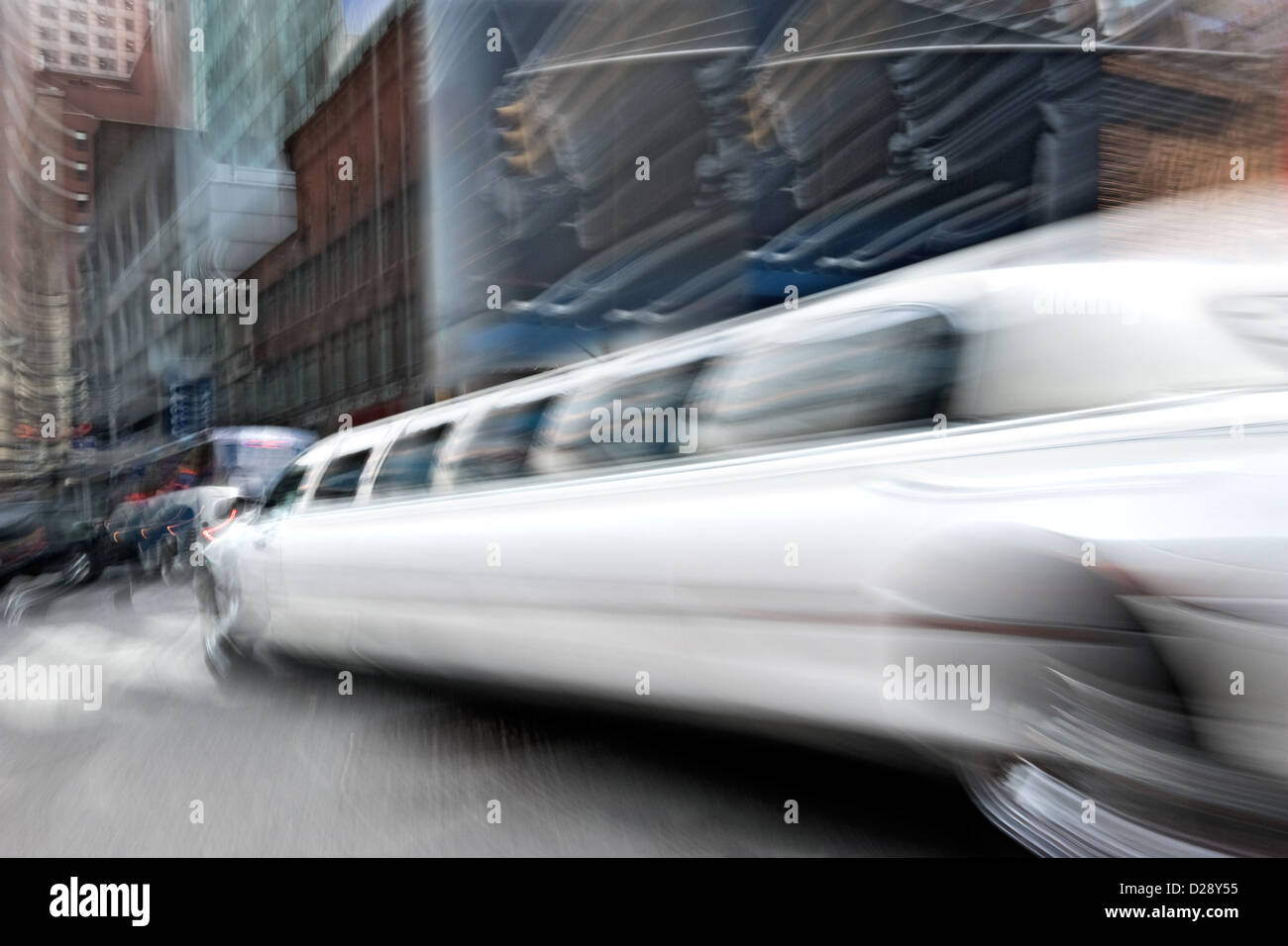 Limousine per matrimoni Foto Stock