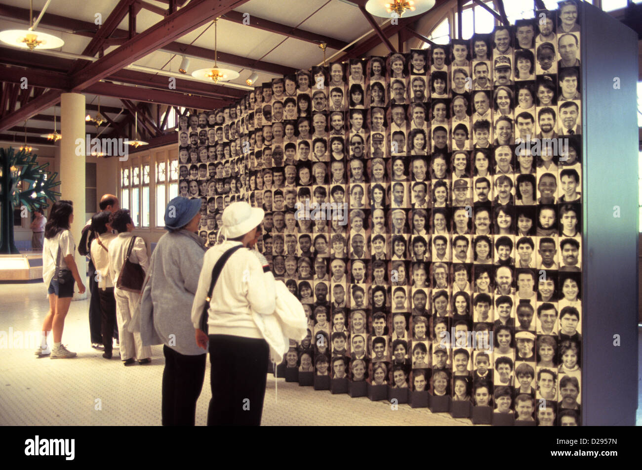 La città di New York, Ellis Island, il museo Foto Stock