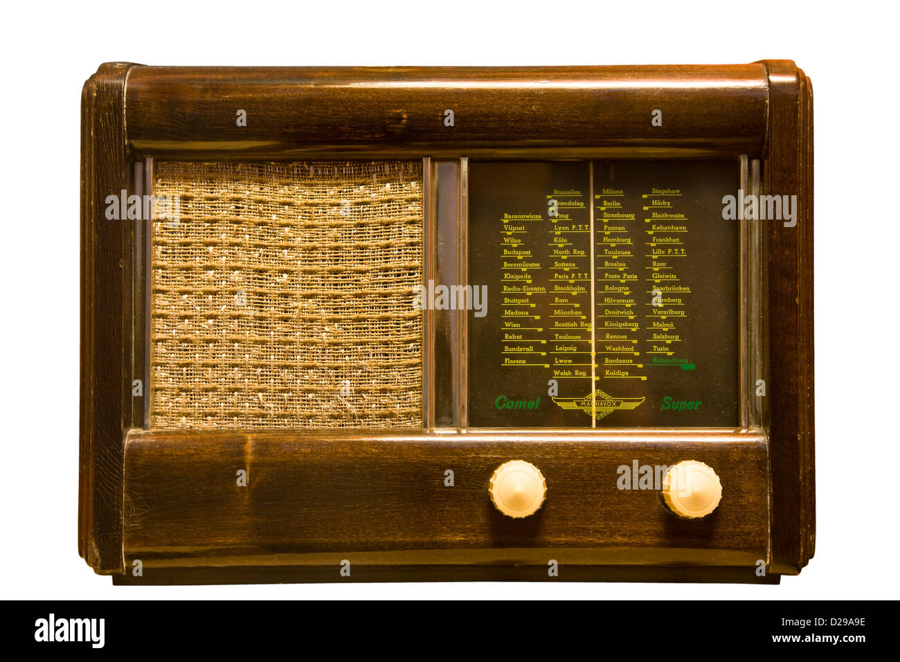 Cometa vecchia Radio Super Foto Stock