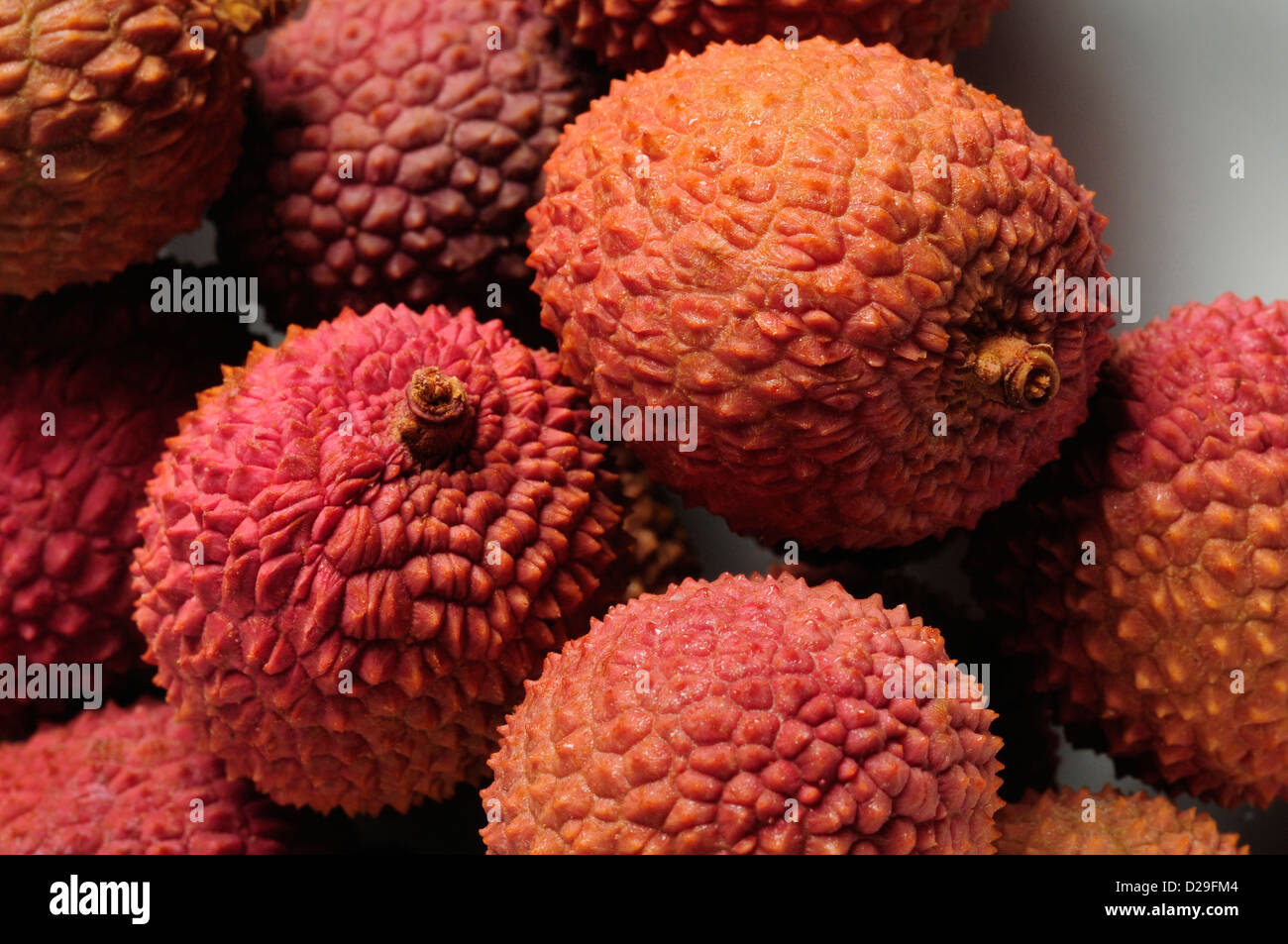 Closeup cinese di litchi frutto Foto Stock