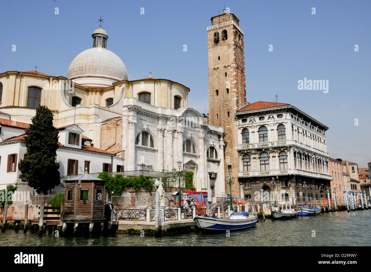 Nel XVI secolo la chiesa progettata dal Palladio, Venezia, Italia Foto Stock