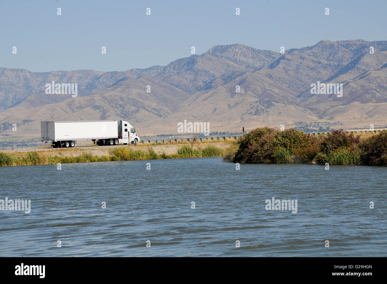 Semi Carrello, Utah Foto Stock