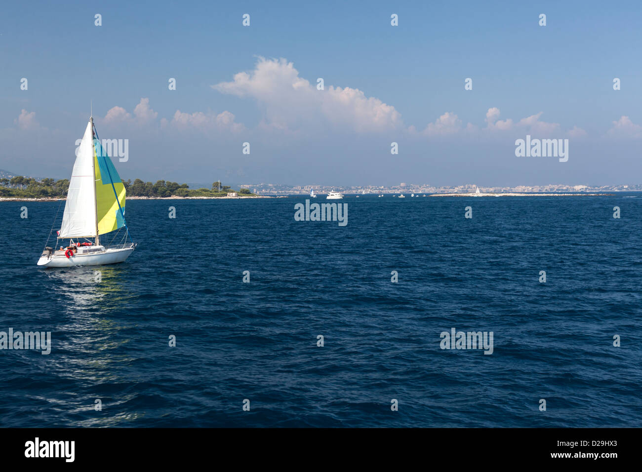 Santa Margherita, isola nel vicino a Cannes Foto Stock