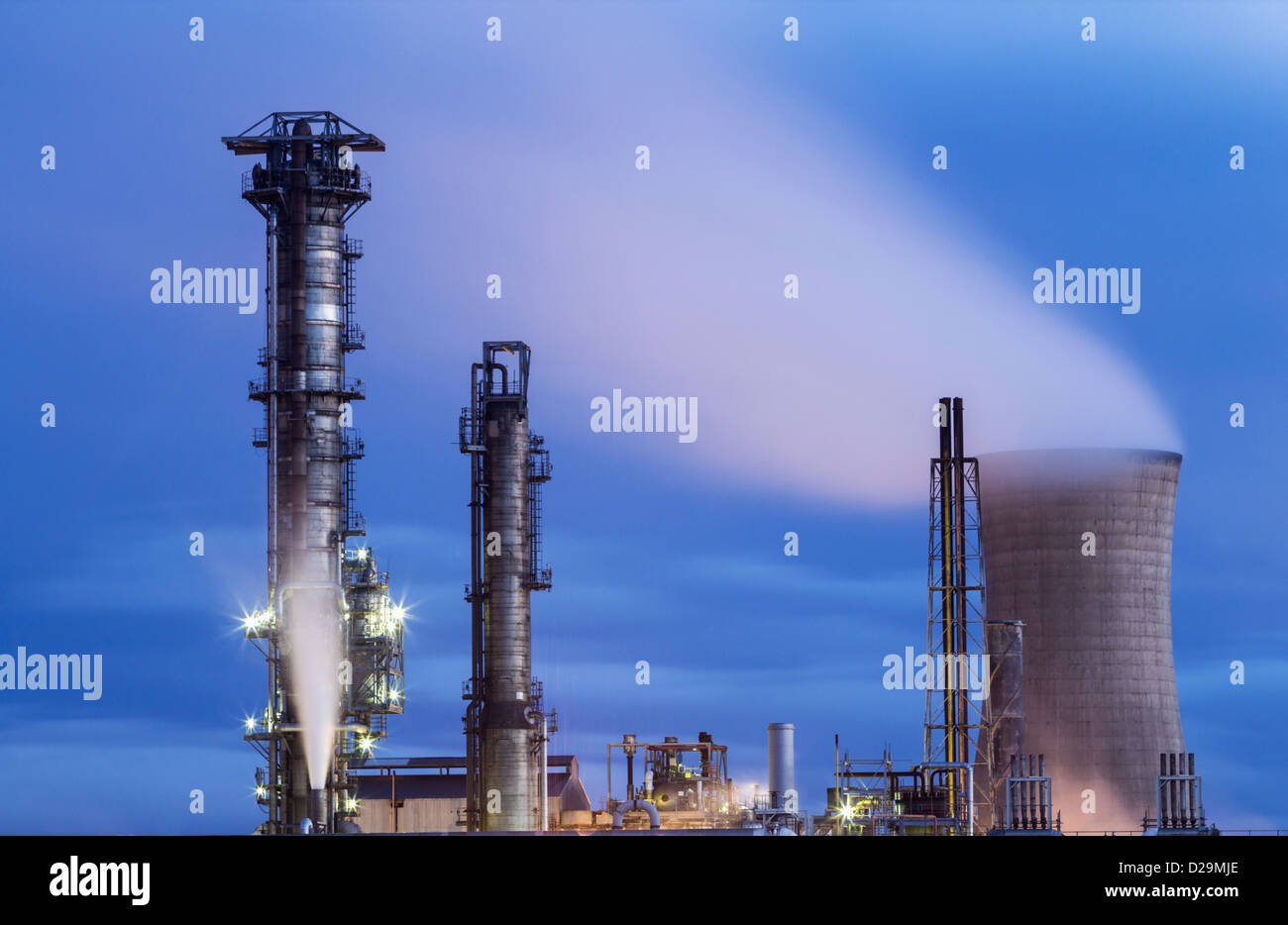 Impianto chimico a Billingham vicino a Middlesbrough, England, Regno Unito Foto Stock