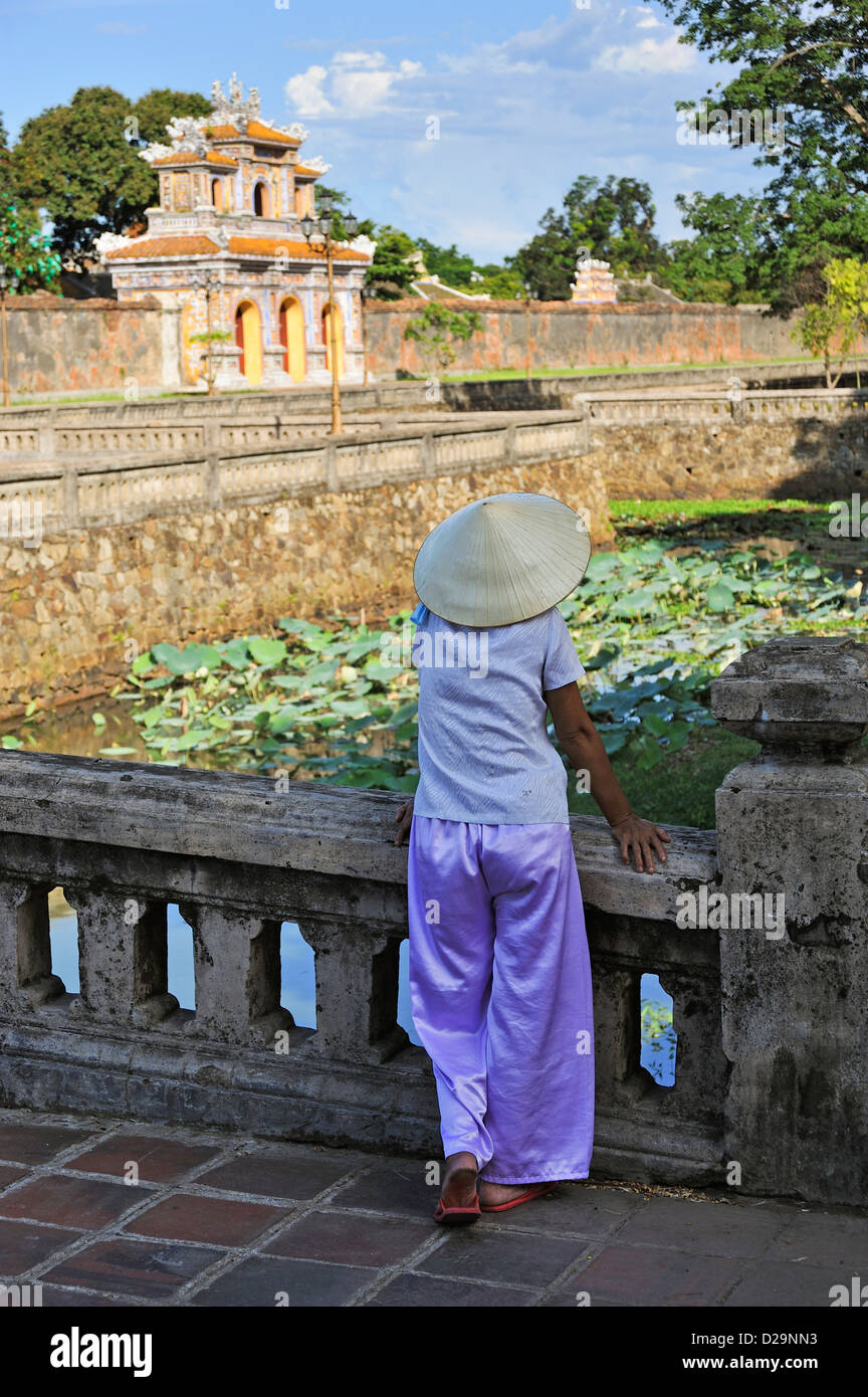 La cittadella di Hue, Vietnam Foto Stock
