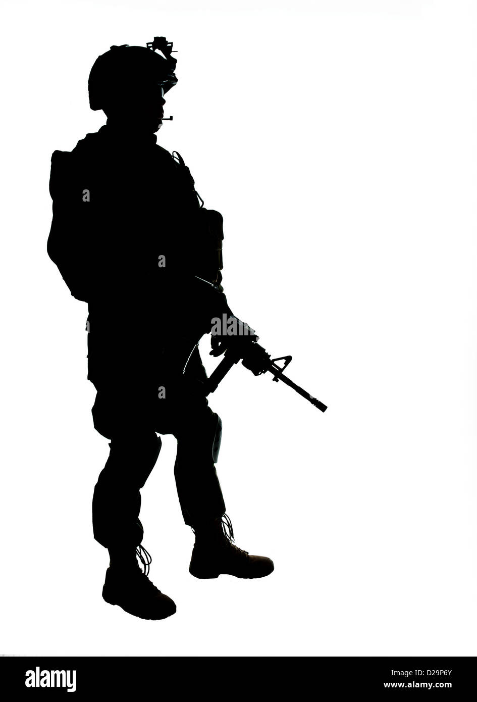 Soldato americano Foto Stock