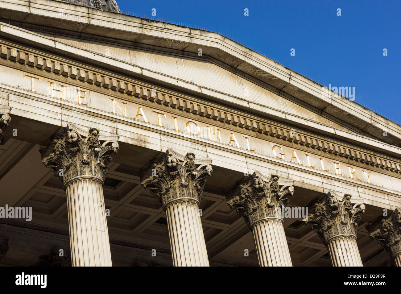 La National Gallery di Londra, Regno Unito Foto Stock