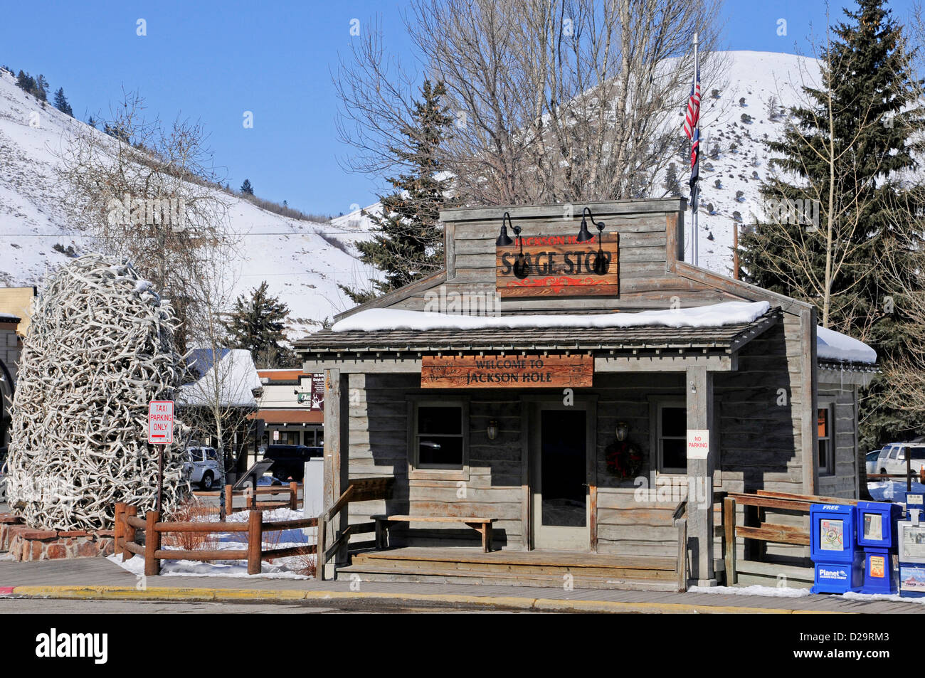 Jackson Hole, Wyoming Foto Stock