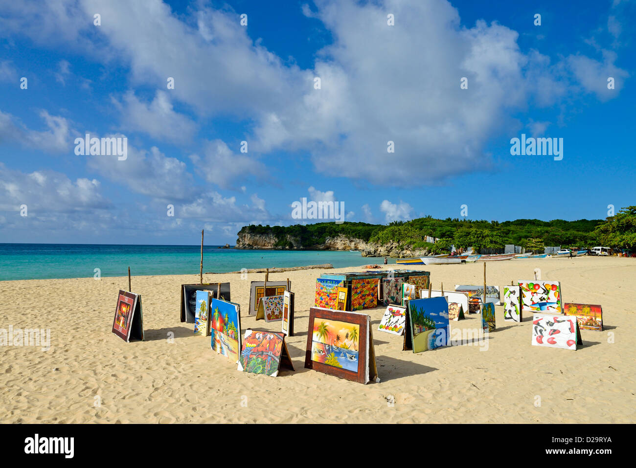 Playa Macao beach, Punta Cana, Repubblica Dominicana, dei Caraibi - Arte Dipinti in vendita Foto Stock
