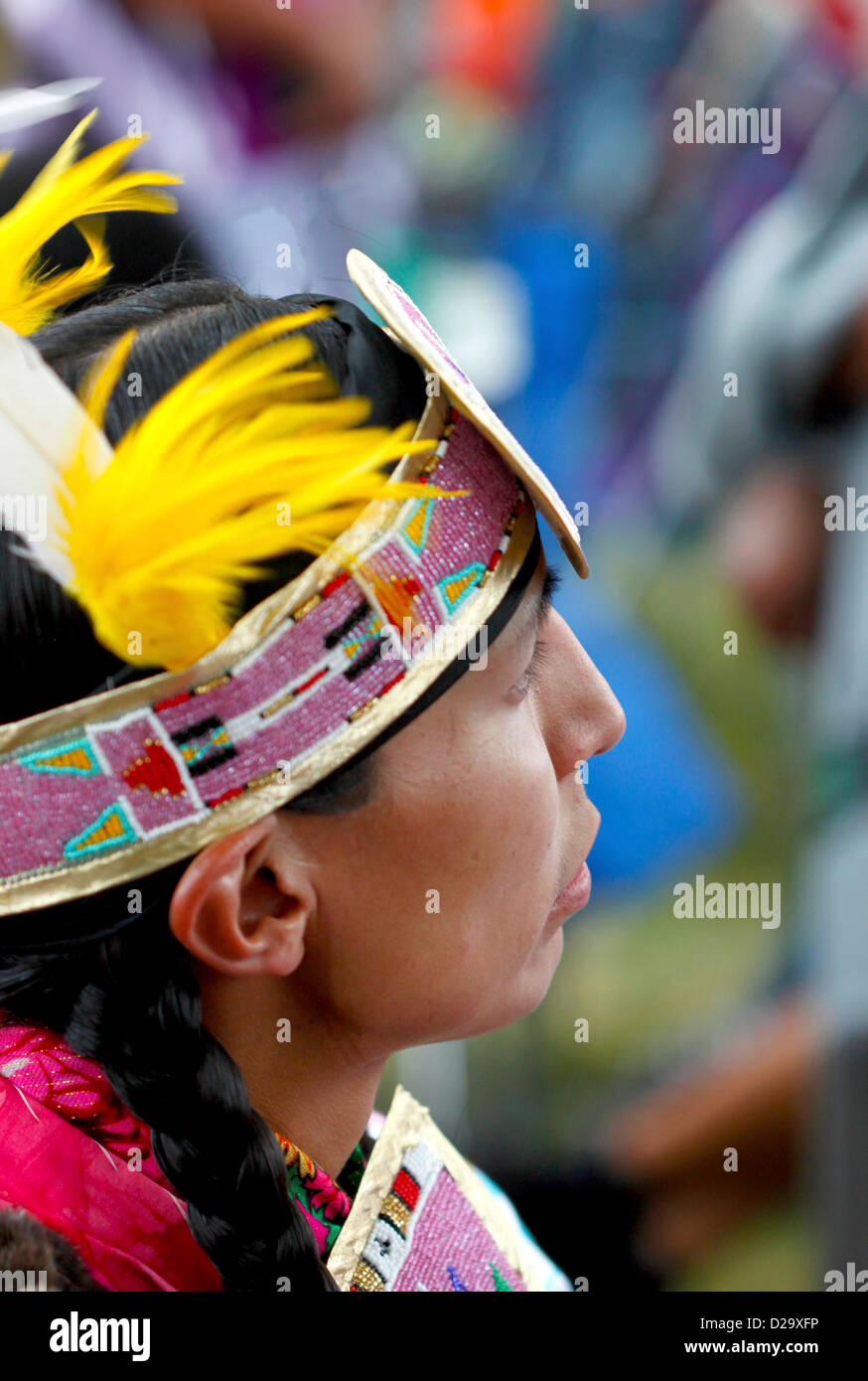 Pow Wow ballerino Foto Stock